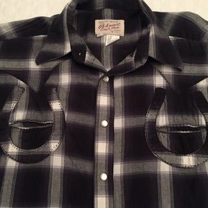 ROCKMOUNT RANCH WEAR HORSESHOE WESTERN SNAP. RARE.